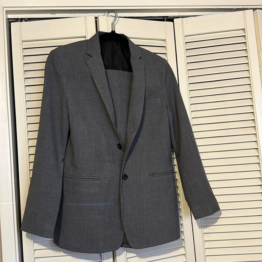 Boys suit gray